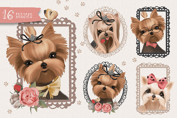 Yorkies, Please! in Illustrations - product preview 5