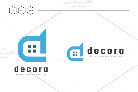 Decorative Letter D Logo in Logo Templates - product preview 3