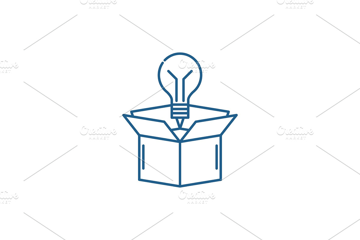 Great business ideas line icon in Illustrations - product preview 8