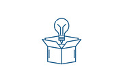 Great business ideas line icon