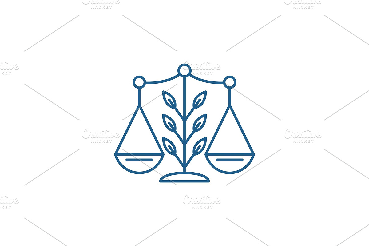 Growing law line icon concept in Illustrations - product preview 8