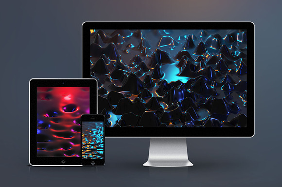 Flow - 25 Liquid 3D Backgrounds in Textures - product preview 2