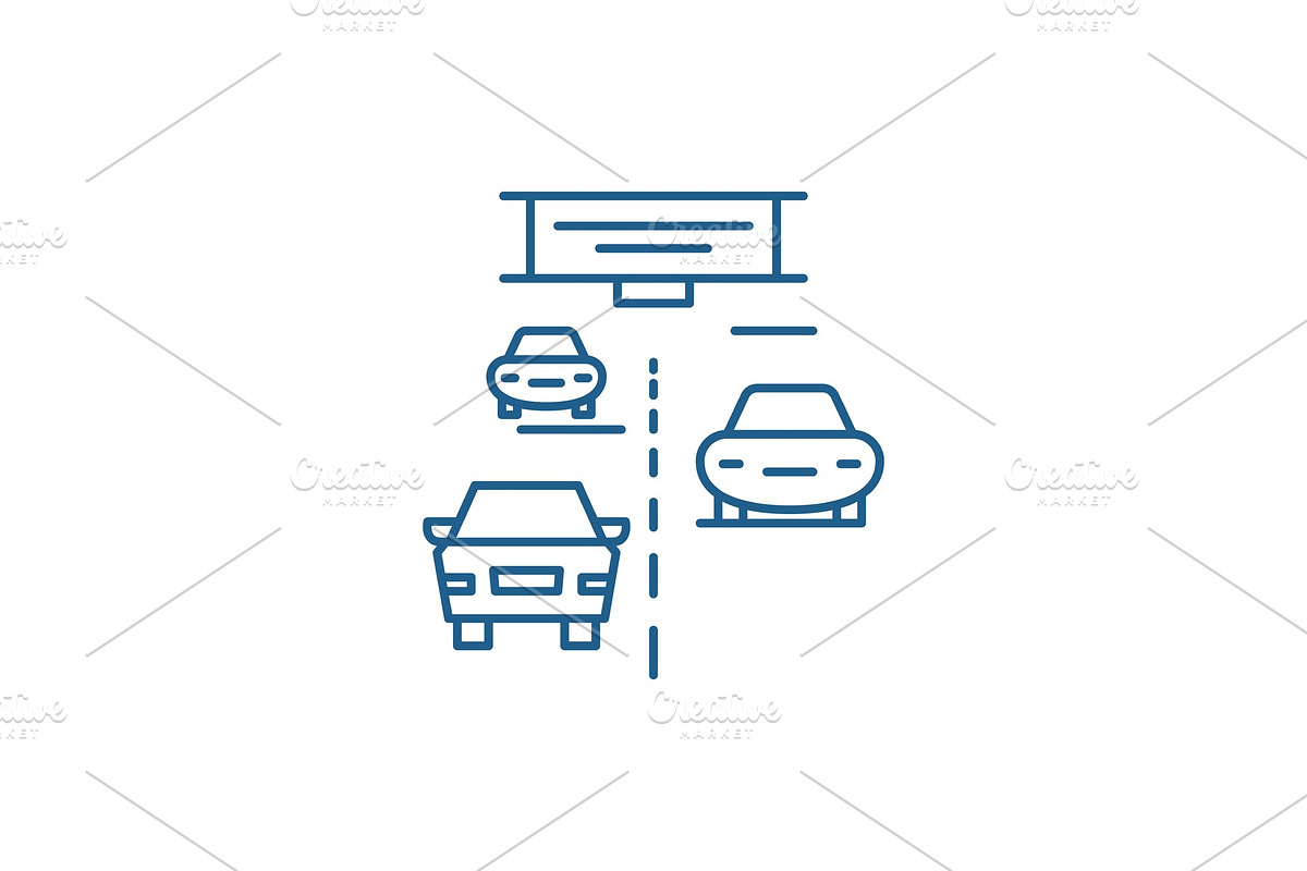 Highway line icon concept. Highway in Illustrations - product preview 8