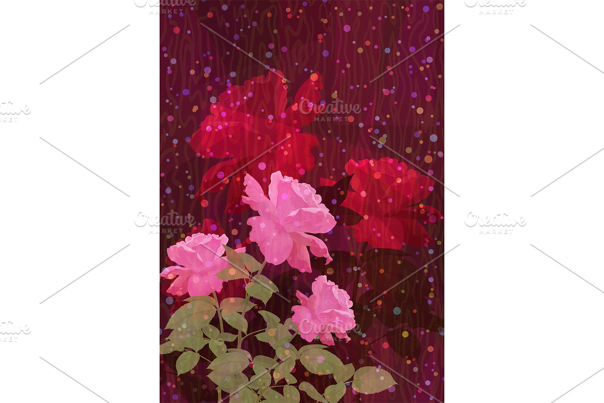 Rose Flowers in Illustrations - product preview 8