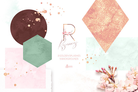 Sakura. Gentle Floral Collection in Illustrations - product preview 13