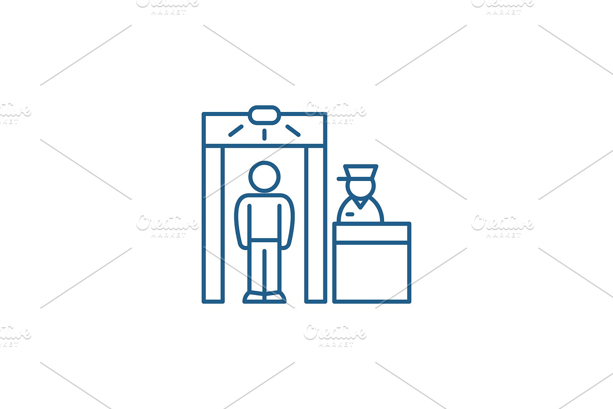 Inspection line icon concept in Illustrations - product preview 8