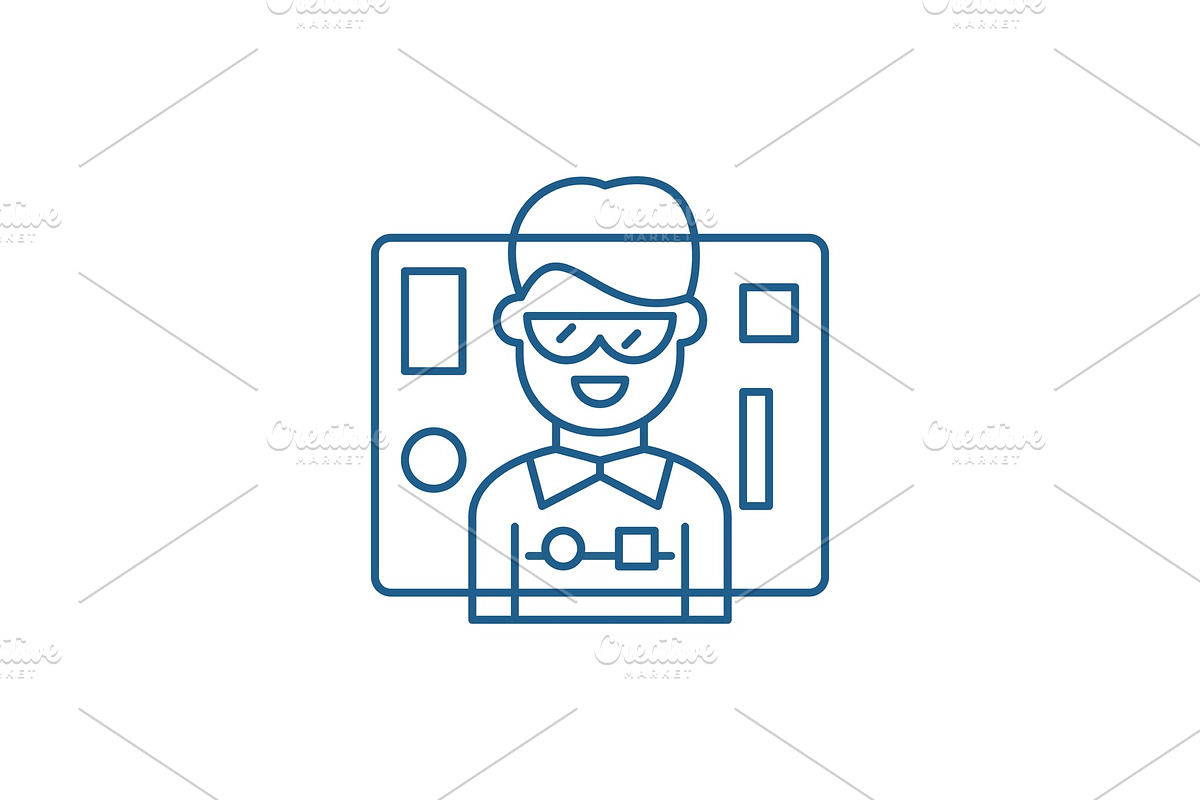 Interface design line icon concept in Illustrations - product preview 8