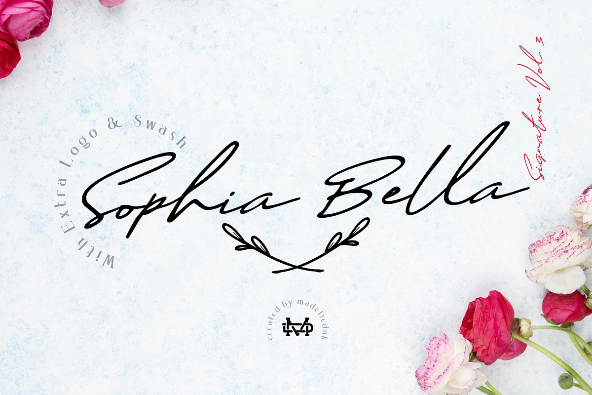 Sophia Bella Signature VOL.3 in Script Fonts - product preview 8