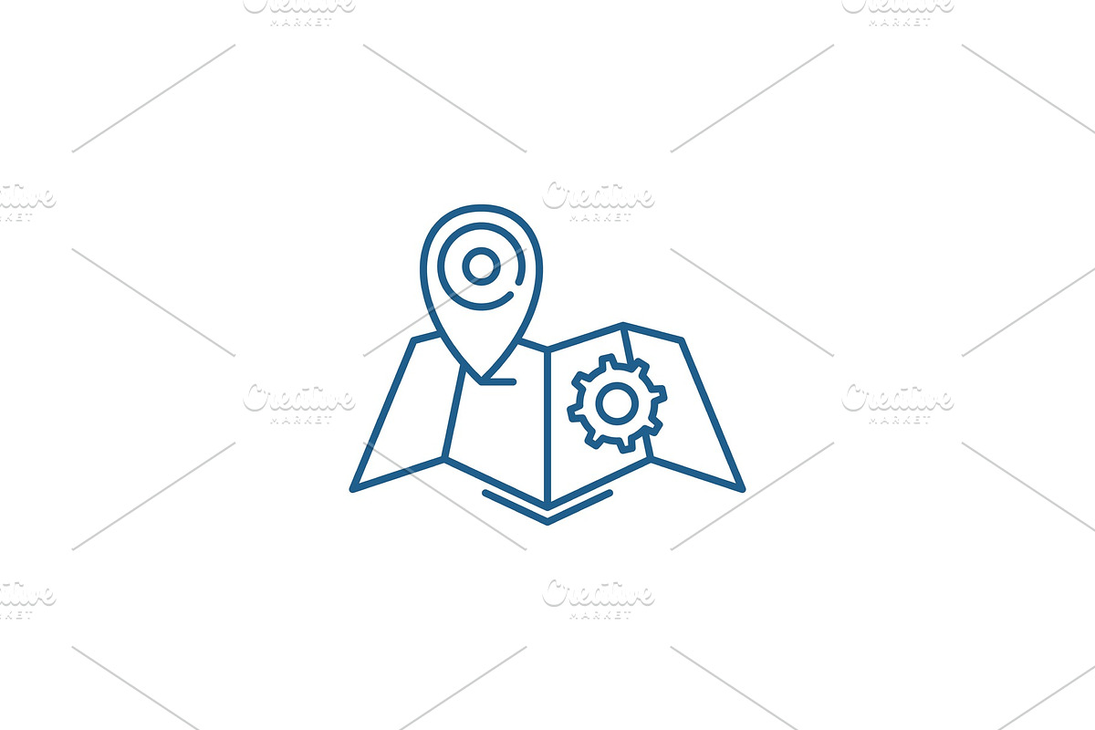 Logistics line icon concept in Illustrations - product preview 8