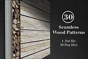 30 Seamless Wood Patterns