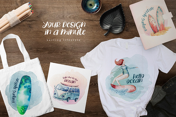 Surfing Lifestyle in Illustrations - product preview 6