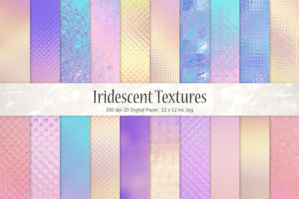 Iridescent Foil Textures