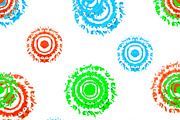 Multicolored Circles Shapes Seamless