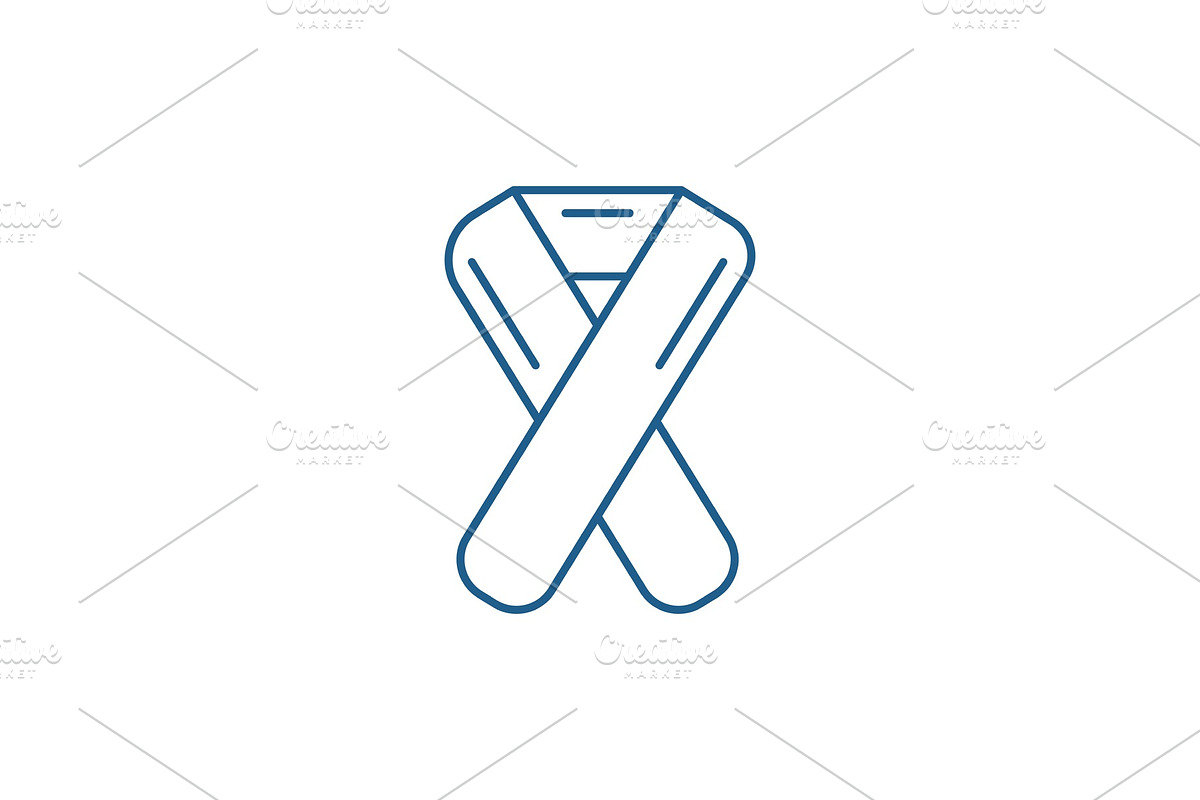 Medical dressing line icon concept in Objects - product preview 8