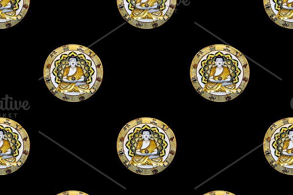 Buddhist Mandala Decoration Motif Se