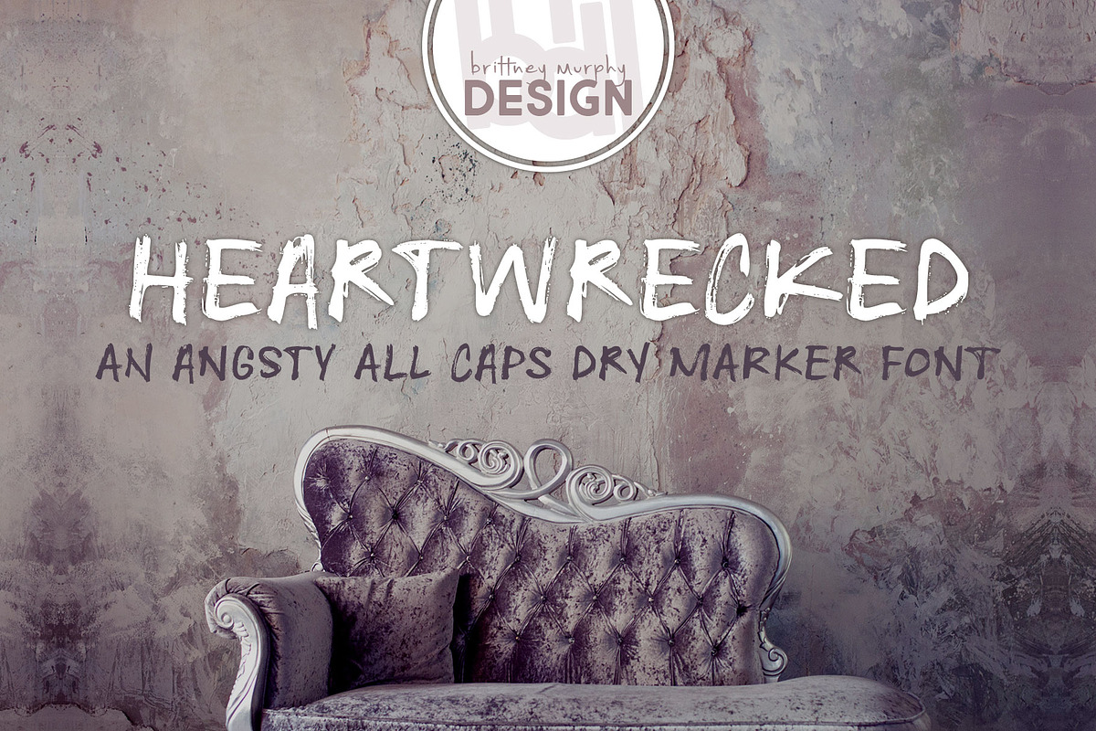 Heartwrecked in Script Fonts - product preview 8