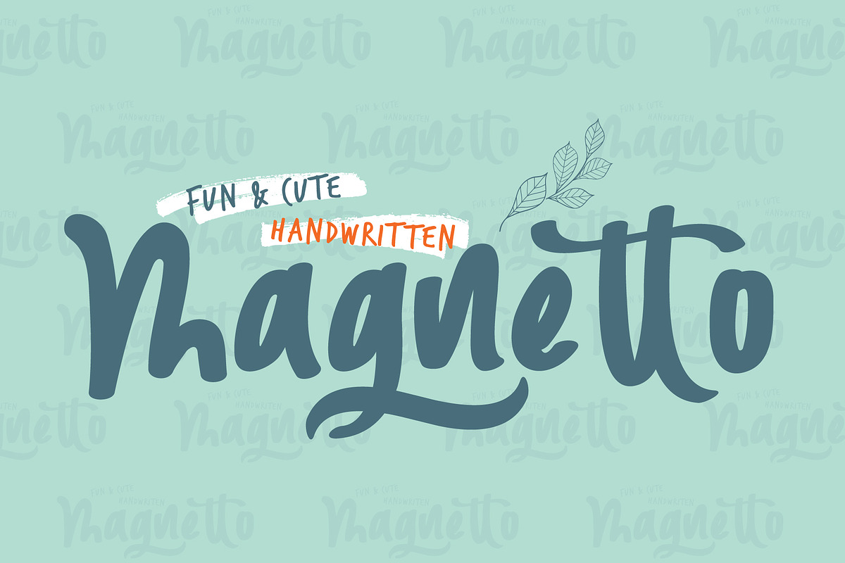 Magnetto Font in Script Fonts - product preview 8