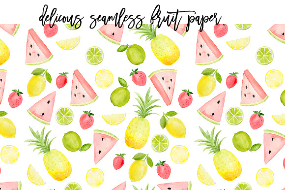 Summer Lemon Fruit Clip Art Bundle in Illustrations - product preview 5