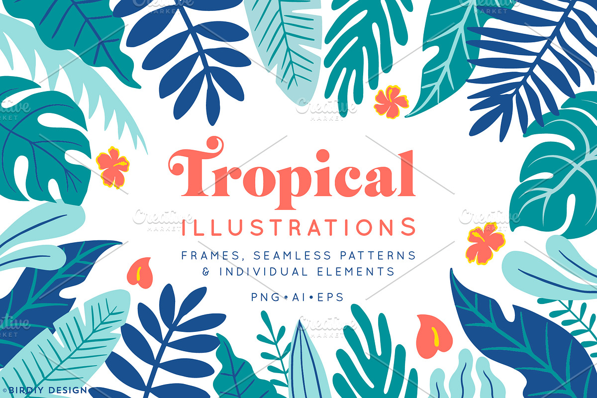 Tropical Illustrations in Illustrations - product preview 8