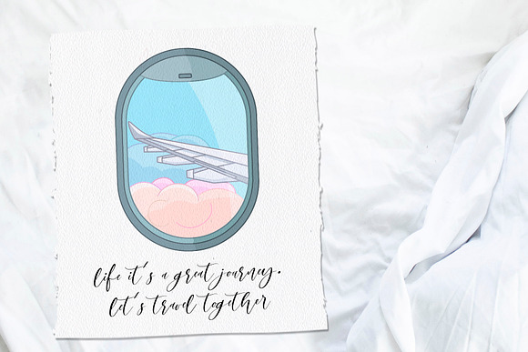 Let's travel. Travel illustrations in Illustrations - product preview 8