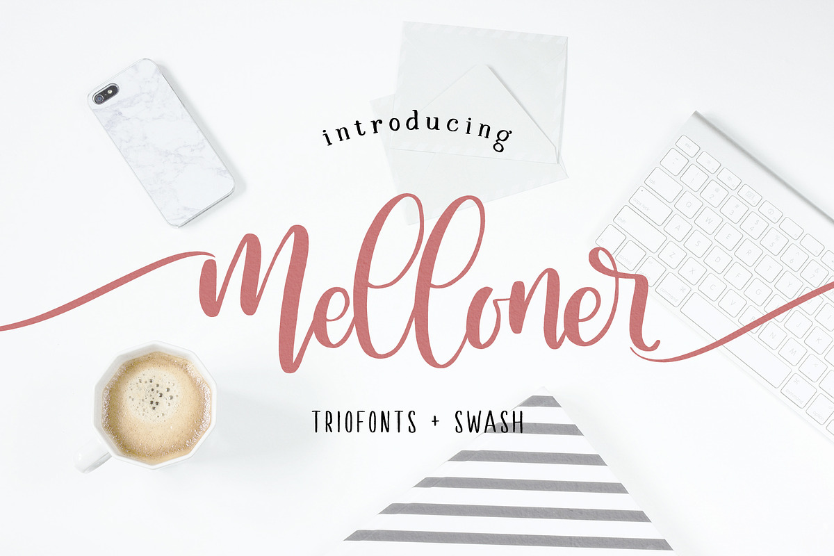Melloner Fonts in Script Fonts - product preview 8