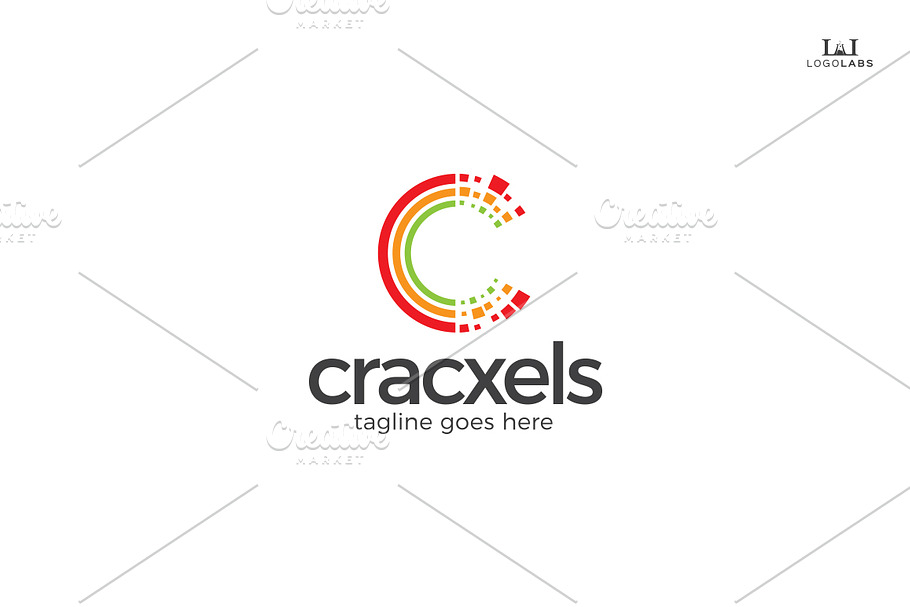 Cracxels - Letter C Logo
