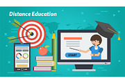 Business Education Banner - Distance
