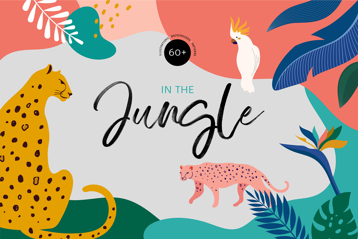 In the Jungle - the wild collection in Illustrations - product preview 8