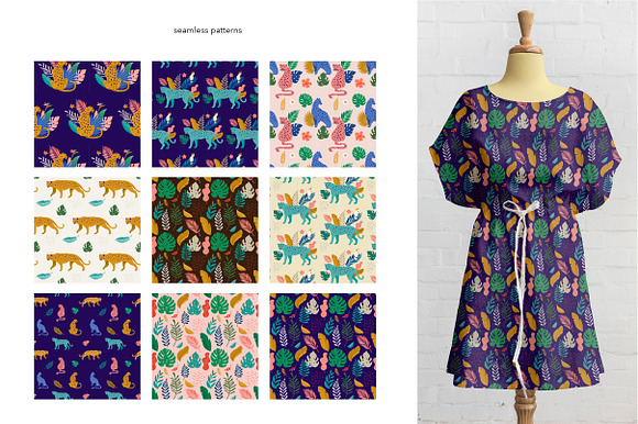 In the Jungle - the wild collection in Illustrations - product preview 7