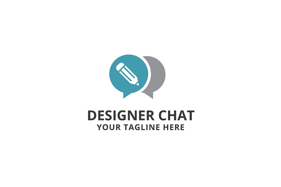 Designer Chat Logo Template