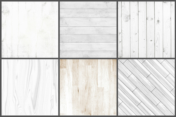 White Washed Wood Digital Papers in Textures - product preview 1