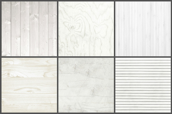 White Washed Wood Digital Papers in Textures - product preview 2