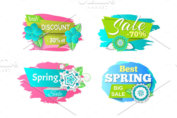 Spring Sale Seasonal Proposition of