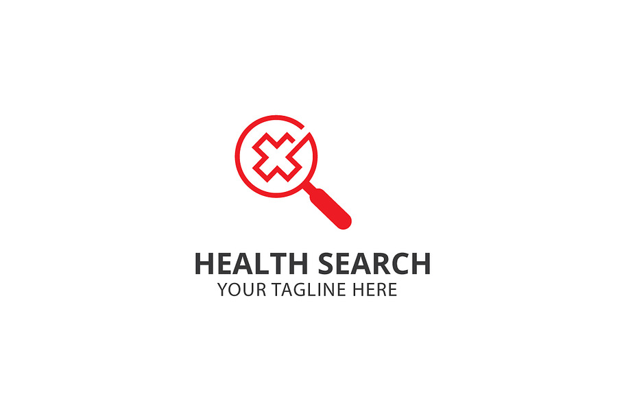 Health Search Logo Template