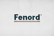 Fenord - Old School Sans Serif