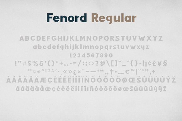 Fenord - Old School Sans Serif in Sans-Serif Fonts - product preview 5