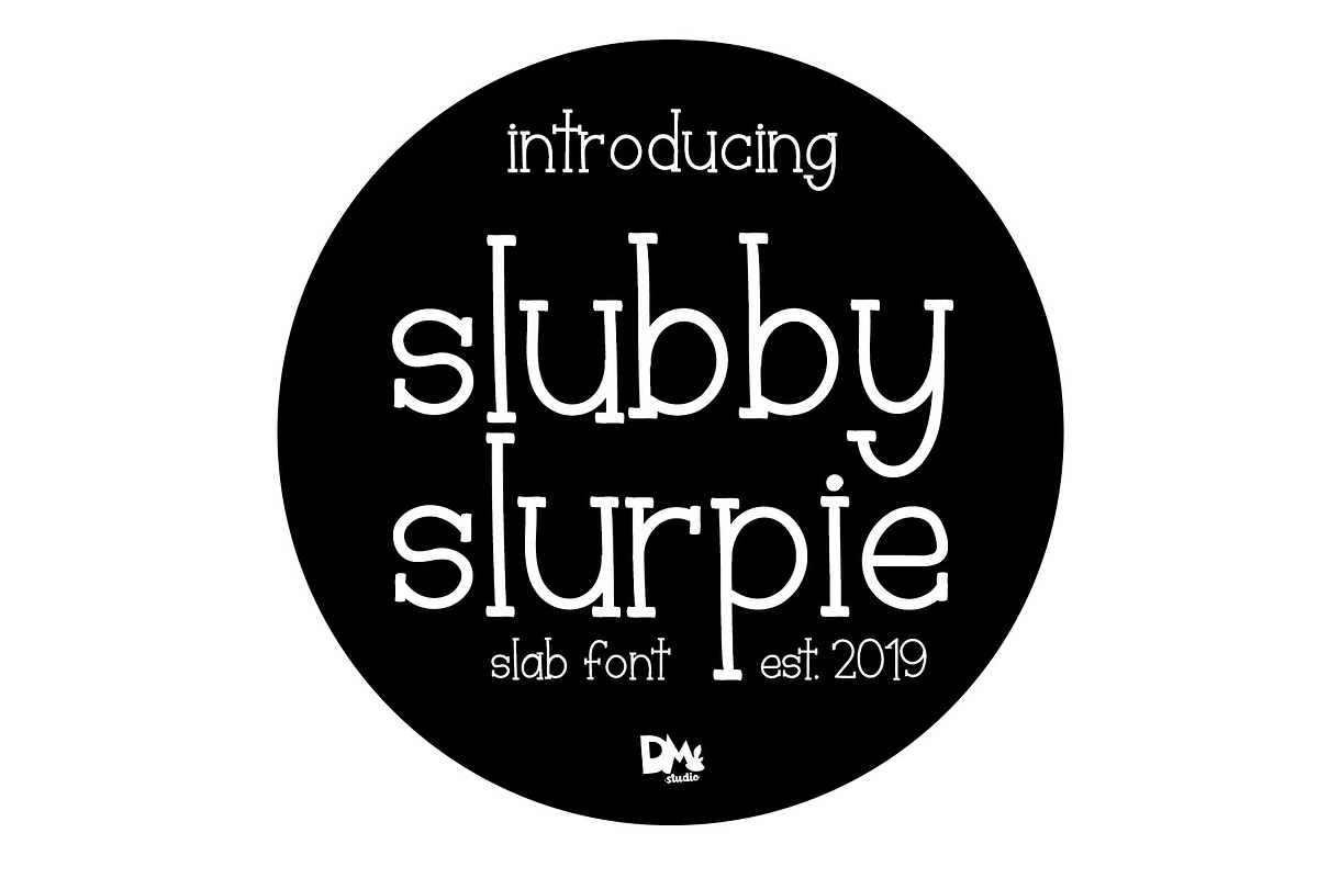 Slubby Slurpie - Simple Stylish Font in Slab Serif Fonts - product preview 8