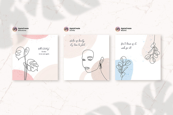 ANIMATED Instagram Posts – Lina in Instagram Templates - product preview 5