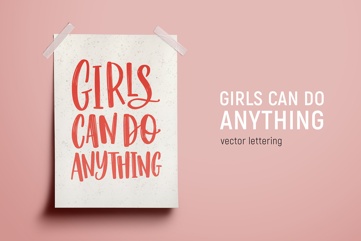 Girls can do anything in Illustrations - product preview 8
