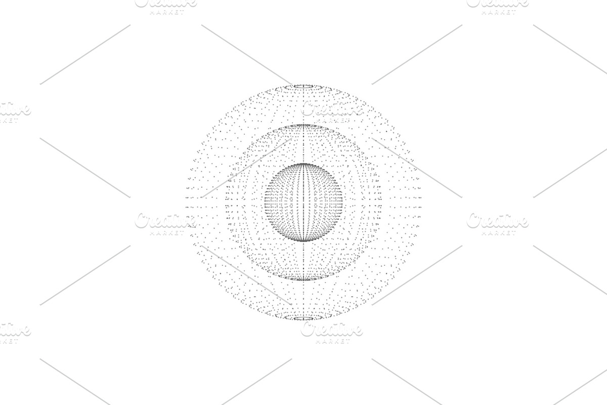 Abstract spheres inside each other. in Illustrations - product preview 8