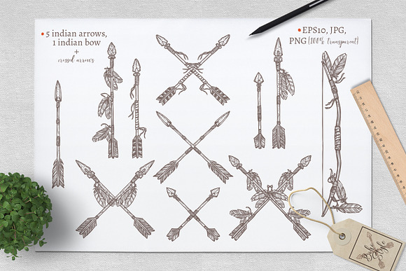 Boho And Tribal Graphic Collection in Illustrations - product preview 2
