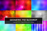 Geometric PSD Backdrop