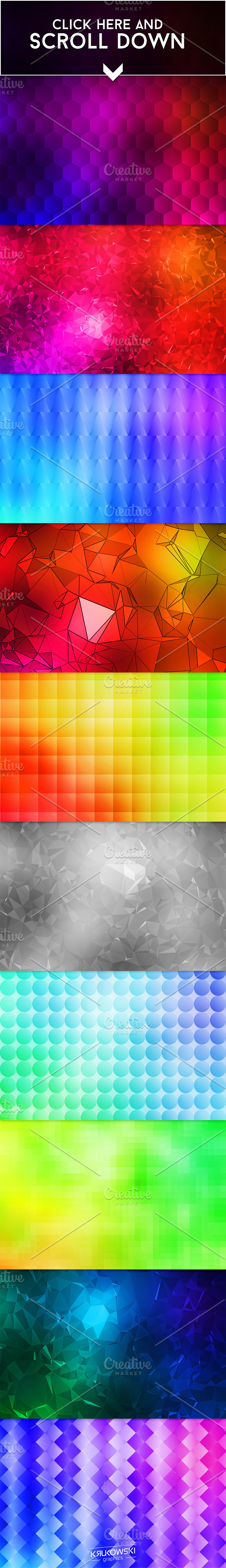 Geometric PSD Backdrop in Textures - product preview 1