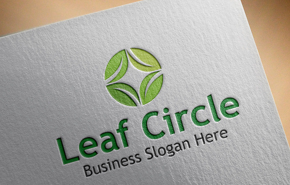 Leaf Circle Style Logo in Logo Templates - product preview 1