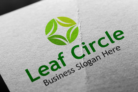 Leaf Circle Style Logo in Logo Templates - product preview 2