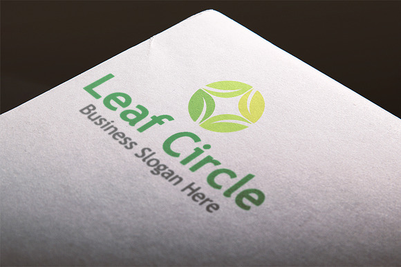 Leaf Circle Style Logo in Logo Templates - product preview 4