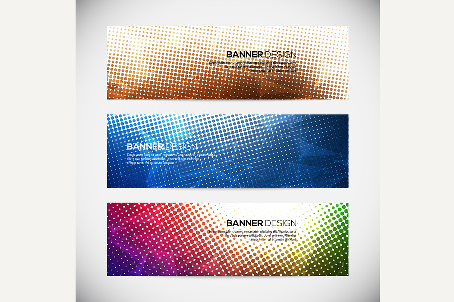 A set of modern vector banners with in Graphics - product preview 8