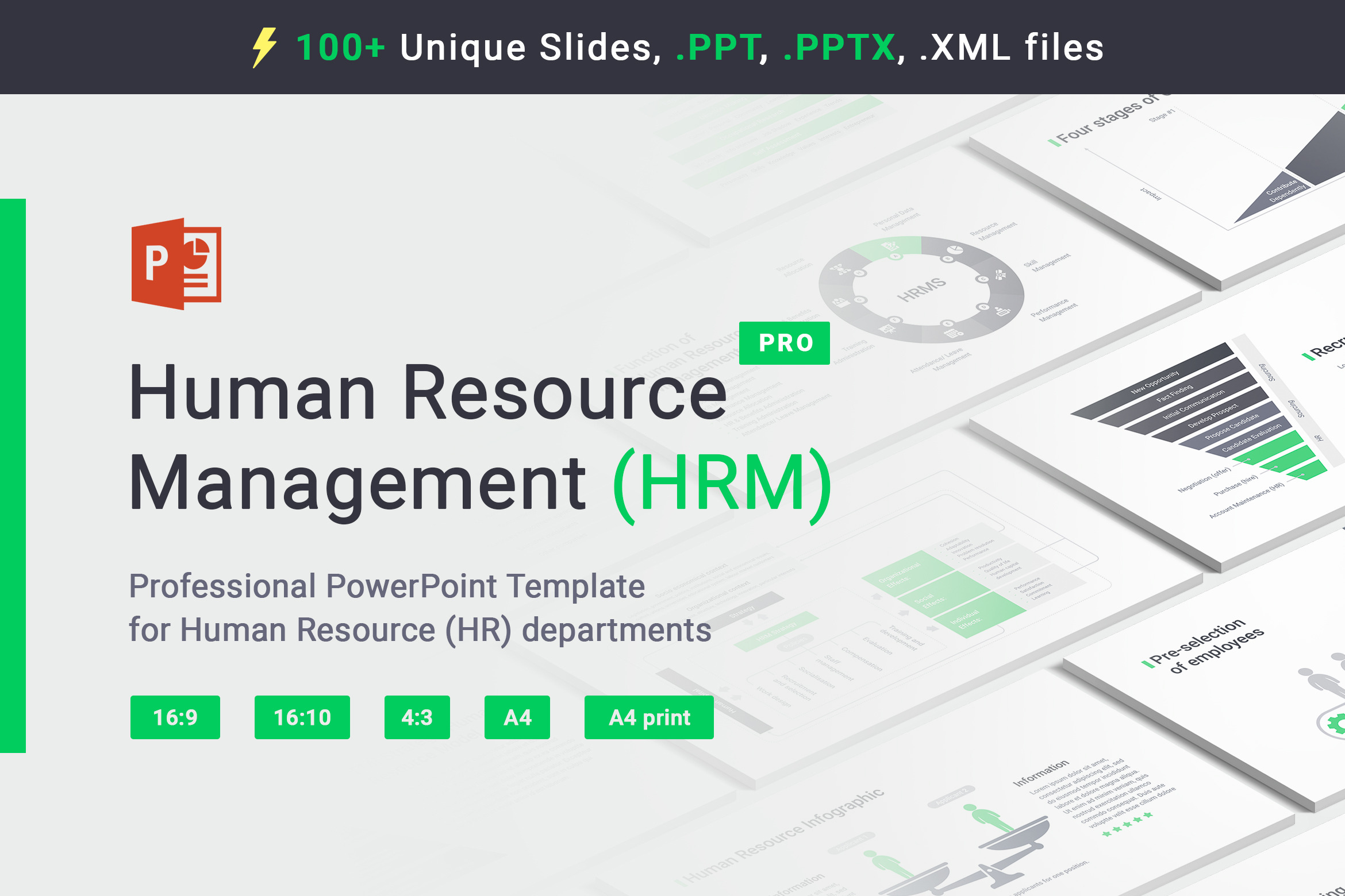 Human Resource HRM PowerPoint PowerPoint Templates Creative Market