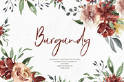 Burgundy Elegant Graphic Collection