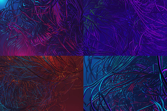 Tentacles - 15 Future 3D Backgrounds in Textures - product preview 4